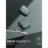 Чехол Ringke Onyx Magnetic для Airpods 4 Sage Green - Превью изображения №2 — Интернет-магазин Time-Shop