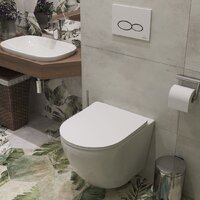 Унитаз подвесной Roxen Antares 530185-01 Rimless Soft Close - Превью изображения №2 — Интернет-магазин Time-Shop