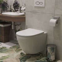 Унитаз подвесной Roxen Antares 530185-01 Rimless Soft Close - Превью изображения №3 — Интернет-магазин Time-Shop