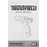 Дрель-шуруповерт Trustfield ETCD-12.2.1 (с 2-мя АКБ, кейс) - Превью изображения №8 — Интернет-магазин Time-Shop