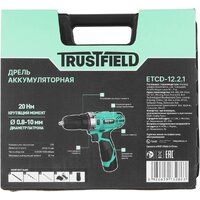 Дрель-шуруповерт Trustfield ETCD-12.2.1 (с 2-мя АКБ, кейс) - Превью изображения №9 — Интернет-магазин Time-Shop