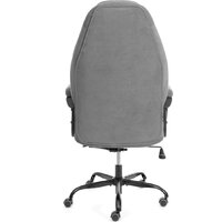 Офисное кресло TetChair Boss metalBL (велюр, серый, 29) - Превью изображения №5 — Интернет-магазин Time-Shop