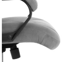 Офисное кресло TetChair Boss metalBL (велюр, серый, 29) - Превью изображения №11 — Интернет-магазин Time-Shop