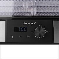 Сушилка для овощей и фруктов Kohersen Stainless Steel MAX 72780 - Превью изображения №8 — Интернет-магазин Time-Shop