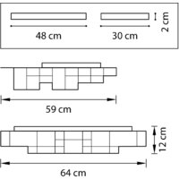 Припотолочная люстра Lightstar Favo 750161 - Превью изображения №5 — Интернет-магазин Time-Shop