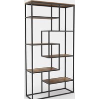 Hype Mebel Зиг-Заг-2 120x200 (черный/дуб галифакс олово)
