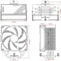 Кулер для процессора ID-Cooling Frozn A410 ARGB White - Превью изображения №6 — Интернет-магазин Time-Shop