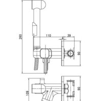 Гигиенический душ Lemark Solo LM7165C - Превью изображения №2 — Интернет-магазин Time-Shop