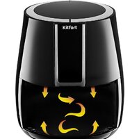 Аэрогриль (аэрофритюрница) Kitfort KT-2227 - Превью изображения №2 — Интернет-магазин Time-Shop