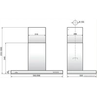 Кухонная вытяжка Elikor Фарм 90Н-650-Е3Д (нержавеющая сталь) - Превью изображения №3 — Интернет-магазин Time-Shop