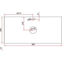  ЗОВ Тумба под умывальник Кито 100 K100LW0MRMC-KP13W (белый/тростник) - Превью изображения №9 — Интернет-магазин Time-Shop