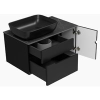  Misty Тумба под умывальник Роял 80 П-Роя-01080-021П2Я (подвесная, черный) - Превью изображения №6 — Интернет-магазин Time-Shop