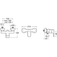 Смеситель Roca Cala A5A216EC00 - Превью изображения №2 — Интернет-магазин Time-Shop