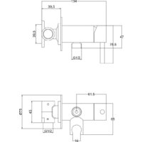 Гигиенический душ Roxen Santi 500940-B (черный матовый) - Превью изображения №15 — Интернет-магазин Time-Shop