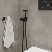 Гигиенический душ Roxen Santi 500940-B (черный матовый) - Превью изображения №2 — Интернет-магазин Time-Shop