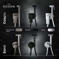 Гигиенический душ Roxen Santi 500940-B (черный матовый) - Превью изображения №12 — Интернет-магазин Time-Shop