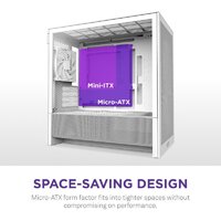 Корпус NZXT H3 Flow CC-H31FW-01 - Превью изображения №3 — Интернет-магазин Time-Shop