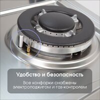 Варочная панель Zigmund & Shtain G 22.4 S - Превью изображения №6 — Интернет-магазин Time-Shop