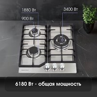 Варочная панель Zigmund & Shtain G 22.4 S - Превью изображения №3 — Интернет-магазин Time-Shop