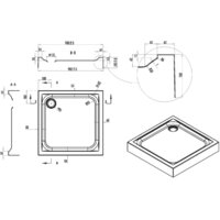 Душевой поддон AM.PM Gem W90T-403-090W - Превью изображения №2 — Интернет-магазин Time-Shop
