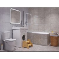 Умывальник Sanita Space 55 WB.WM/Space/55-C/WHT.G/S1 - Превью изображения №11 — Интернет-магазин Time-Shop