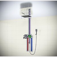 Душевая система  Timo Selene SX-2039/03SM (черный) - Превью изображения №4 — Интернет-магазин Time-Shop
