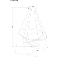 Подвесная люстра Arte Lamp Meridiana A2198SP-3BK - Превью изображения №5 — Интернет-магазин Time-Shop
