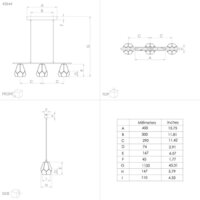Подвесная люстра Eglo Mardyke 43644 - Превью изображения №4 — Интернет-магазин Time-Shop