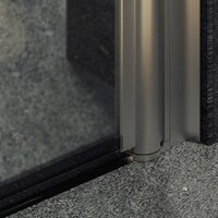 Душевая дверь MaybahGlass 198x89 MGD-436-5 (сатин стекло/хром матовый) - Превью изображения №7 — Интернет-магазин Time-Shop