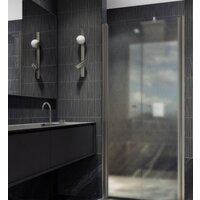 Душевая дверь MaybahGlass 198x89 MGD-436-5 (сатин стекло/хром матовый) - Превью изображения №3 — Интернет-магазин Time-Shop