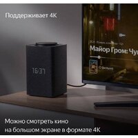Умная колонка Яндекс Станция Макс (с хабом умного дома Zigbee, черный) - Превью изображения №5 — Интернет-магазин Time-Shop