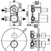 Смеситель Paffoni Light LIG018NO - Превью изображения №2 — Интернет-магазин Time-Shop