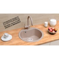 Кухонная мойка Ulgran U-601 (344 ультра-черный) - Превью изображения №2 — Интернет-магазин Time-Shop