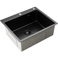Кухонная мойка Axus LS-6050B Nano Black - Превью изображения №3 — Интернет-магазин Time-Shop