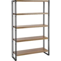 Стеллаж Halmar Bolivar Reg-2 (дуб золотой/черный) - Превью изображения №2 — Интернет-магазин Time-Shop