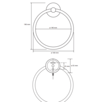 Держатель для полотенца Bemeta Omega 104104062 - Превью изображения №2 — Интернет-магазин Time-Shop