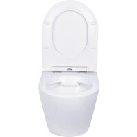 Унитаз подвесной Roxen Antares в комплекте с инсталляцией StounFix Dual Fresh 6 в 1 968010 (кнопка: золото глянцевое ) - Превью изображения №6 — Интернет-магазин Time-Shop