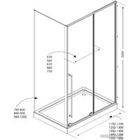 Душевой уголок Allen Brau Fantasy 2.0 140x80 325964 (хром) - Превью изображения №21 — Интернет-магазин Time-Shop