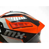 Мотошлем AIM RH855 Fiber Glass Tondo RH855T-OBW-XS (XS, оранжевый/черный/белый) - Превью изображения №10 — Интернет-магазин Time-Shop