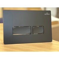 Унитаз подвесной Roxen Cube Bidet One Rimless 6 в 1 StounFix Dual Fresh 583046 (кнопка: черный матовый) - Превью изображения №10 — Интернет-магазин Time-Shop