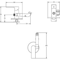 Гигиенический душ Haiba HB55505 - Превью изображения №2 — Интернет-магазин Time-Shop