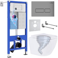 Roxen Antares Tornado в комплекте с инсталляцией StounFix Dual Fresh 6 в 1 968322 (кнопка: хром матовый)