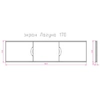 Фронтальный экран под ванну Onika Лагуна 170 164.5x60 517003 - Превью изображения №2 — Интернет-магазин Time-Shop