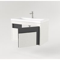  Дабер Тумба под умывальник 016 Тобага/Эридан 80 Т16.8Т.0.20 (белый древесный/серый) - Превью изображения №3 — Интернет-магазин Time-Shop