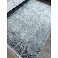 Ковер для жилой комнаты Radjab Carpet Марсель NP 425 Прямоугольник 11539RK (1.6x3, Grey) - Превью изображения №5 — Интернет-магазин Time-Shop