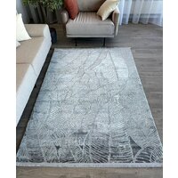 Ковер для жилой комнаты Radjab Carpet Марсель NP 425 Прямоугольник 11539RK (1.6x3, Grey) - Превью изображения №6 — Интернет-магазин Time-Shop