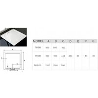 Душевой поддон WeltWasser TRS 80 80x80 - Превью изображения №4 — Интернет-магазин Time-Shop