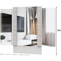 Зеркало SV-Мебель ПХМ Гамма 20 (ясень анкор светлый/сандал светлый) - Превью изображения №2 — Интернет-магазин Time-Shop