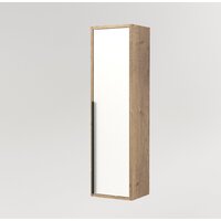  Дабер Шкаф-полупенал 015 СТ15.0.0.21Ч (дуб галифакс/белый/ручка черная) - Превью изображения №2 — Интернет-магазин Time-Shop