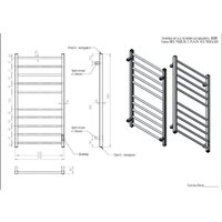 Полотенцесушитель Двин S plaza neo 100/50 (черный матовый) - Превью изображения №6 — Интернет-магазин Time-Shop
